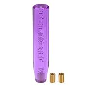 TUCKBOLD Car Gear Shift Knob 25cm | Front Shift Lever Knob Universal for Automatic and Manual Vehicle Acrylic Purple with 2 Adapter 1 Set