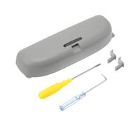 TUCKBOLD Car Sunglasses Case for Mercedes-Benz C Class 2008-2015 Eyeglasses Holder Storage Box ABS Flocking Cloth Grey 1 Set