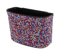 TUCKBOLD Car Trash Can Portable Car Door Trash Bin Assorted Color 1 Pcs 7.1" Length 3.2" Width 5.1" Height ABS