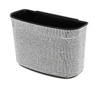 TUCKBOLD Car Trash Can Portable Car Door Trash Bin White 1 Pc 7.1" Length 3.2" Width 5.1" Height ABS