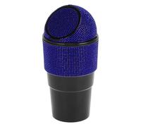 TUCKBOLD Car Trash Can Portable Front Seats Trash Bin Blue 1 Pc 3.9" Length 2.8" Width 7.9" Height Plastic