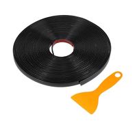 TUCKBOLD Car Truck Window Trim Strip 2/5" 10mm Width 32Ft 10m Self Adhesive Scratch-Proof | Universal Bumper Door Body Side Decorative Sticker Gloss Black