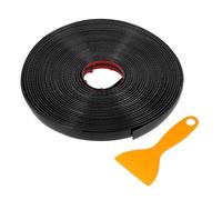 TUCKBOLD Car Truck Window Trim Strip 3/5" 15mm Width 32Ft 10m Self Adhesive Scratch-Proof | Universal Bumper Door Body Side Decorative Sticker Gloss Black