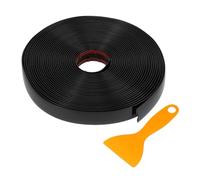 TUCKBOLD Car Truck Window Trim Strip 4/5" 22mm Width 32Ft 10m Self Adhesive Scratch-Proof | Universal Bumper Door Body Side Decorative Sticker Gloss Black
