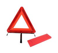 TUCKBOLD Car Warning Triangle Foldable | for Breakdown Roadside LED Reflective Triangle with Storage Case 1 Pcs