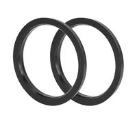 TUCKBOLD Car Wheel Hub Centric Rings Durable Wheels Center Shaft Shock Absorbing Hubrings Black 2 Pcs OD 110.1mm to ID 93.1 mm Polycarbonate