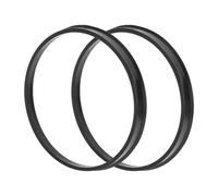 TUCKBOLD Car Wheel Hub Centric Rings Durable Wheels Center Shaft Shock Absorbing Hubrings Black 2 Pcs OD 106.1mm to ID 100.1 mm Polycarbonate