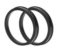 TUCKBOLD Car Wheel Hub Centric Rings Durable Wheels Center Shaft Shock Absorbing Hubrings Black 2 Pcs OD 76.1mm to ID 67.1mm Polycarbonate