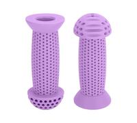 TUCKBOLD Child Bike Handlebar Grips Covers 100mm Long Soft | Children Bicycle End Grips Protector Purple 1 Pair