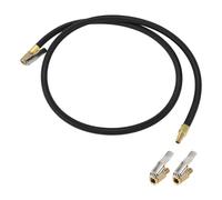 TUCKBOLD for Car Tire Inflator Extension Tube 0.305inx32TPI Durable Air Pump Extend Hose Adapter Tire Valve Black 1 Set 45.28inch 12.6mm OD Undeflatable