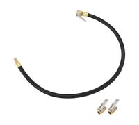 TUCKBOLD for Car Tire Inflator Extension Tube 0.305inx32TPI Durable Air Pump Extend Hose Adapter Tire Valve Black 1 Set 23.62inch 12.6mm OD Undeflatable