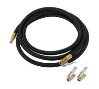 TUCKBOLD for Car Tire Inflator Extension Tube 0.305inx32TPI Durable Air Pump Extend Hose Adapter Tire Valve Black 1 Set 78.74inch 12.6mm OD Undeflatable