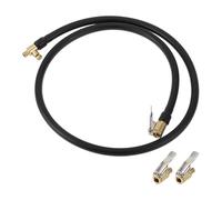 TUCKBOLD for Car Tire Inflator Extension Tube 0.305inx32TPI Durable Air Pump Extend Hose Adapter Tire Valve Black 1 Set 39.37inch 12.6mm OD Deflatable