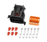 TUCKBOLD Front Headlight Connector Plug for Hyundai 2.2mm Waterproof Inner Female Wire Terminal Connector Black 1 Set