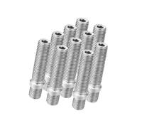 TUCKBOLD M12x1.5 to M12x1.5 Wheel Stud for BMW - 10pcs Silver Tone Automotive Parts