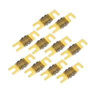 TUCKBOLD Mini ANL Fuses 70A / Audio CD Fuse for Car / 10 Pcs Gold Tone Brown Automotive Parts