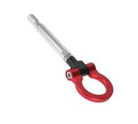 TUCKBOLD Red Car Front Bumper Trailer Ring Eye Towing Tow Hook Screw Automotive Parts