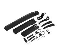 TUCKBOLD Road Bike MTB Bicycle Mudguard Front 23.43" Rear 26.38" Adjustable | Fender Mud Guard Black 1 Set