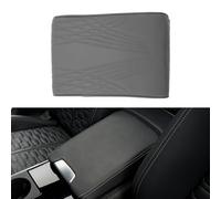 TUCKBOLD Universal Center Console Cover Car Armrest Cover Middle Console Cover Lid for Most Vehicle SUV Car Sedan 12.6"x8.66"x1.97" Gray Napa Leather