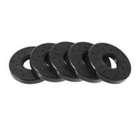 TUCKBOLD Universal Oil Seal TC Double Lip W Steel Spring Seal Ring Rotary Shaft Seal 25x62x10mm High Pressure NBR Rubber Black 5 Pcs