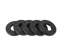 TUCKBOLD Universal Oil Seal TC Double Lip W Steel Spring Seal Ring Rotary Shaft Seal 35x72x10mm High Pressure NBR Rubber Black 5 Pcs