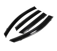 TUCKBOLD Window Deflectors for Nissan Qashqai Mk2 2014-2021 5 Door SUV Outside Mount Side Window Vent Visors Black 1 Set