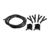 TUCKBOLD Windshield Washer Nozzle for Nissan Qashqai J10 07-13 Durable No.28932JD000 | Front Windshield Spray Nozzles Wiper Spray Washer Jet Black Plastic 1Set