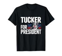 Tucker for President Patriotic Illustration T-Shirt