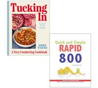 Tucking In A Very Comforting Cookbook By Sophie Wyburd & Quick and Simple RAPID 800 Cookbook By Iota 2 Books Collection Set