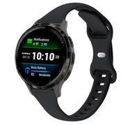 TUCOMO 18mm Slim Silicone Watch Bands Compatible with Garmin Venu 3S / Venu 4 41mm/ Vivoactive 4S / Venu 2S / Vivomove 3S/Forerunner 255s/265S, Thin Soft Narrow Sport Wristband Straps for Women Men