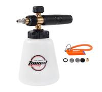 Tucool Racing Adjustable Snow Foam Lance Thick Foam for Pressure Washer with 1/4'' Quick Connector Foam Cannon for Karcher K1700 K1800 K1900 (1/4" Quick Connect White)