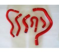Tucool Racing Silicone Radiator Coolant Hose Kit (for Honda Civic D15 D16 EG EK 1992-2000, Red)