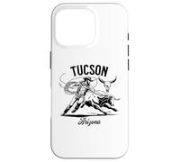Tucson Arizona Rodeo Bull Rider Steer Wrangler Cowboy Case for iPhone 16 Pro