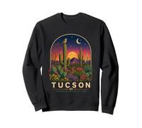 Tucson Arizona Sonoran Bloom Desert Moon Wildlife Cactus Sweatshirt