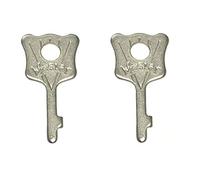 Tucson Tools Two Pieces Master Lock Reset Control Keys (Keys ONLY! NO Lock Included!) Combination Lock 175/176/177/178 Silver