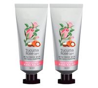 Tucuma Rose Light Hand Cream | Fresh Whipped Hand Malai with Shea Butter | Hand Moisturizer for Men & Women | Brightening, Clarity & Softness | Chemical-Free | 30ml Each (Pack of 2)