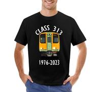 TUCVNDAT Class 313 Electric Multiple Unit T-Shirt T-Shirt Short Cute Clothes t Shirt Men Black S