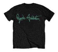TUCVNDAT Jane's Addiction T Shirt Script Black L