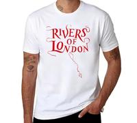 TUCVNDAT Toast of London Rivers of London T-Shirt Funny t Shirt Plain t-Shirt Blouse Tops Plain Black t Shirts Men White 3XL