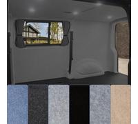 Tuda Carpets | 4 Way Stretch Van Lining Carpet | 6 Colours/Various Lengths - 2m W x 3m L (6ft6" x 9ft10") Silver Grey