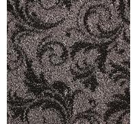 Tuda Carpets | Baroque 4mm Loop Pile Carpet with Felt Backing, 6mm Total Height | Graphite/Black (75) - 4m x 10m (13ft1" x 32ft9")