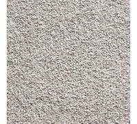 Tuda Carpets | Serenity 17.5mm Deep Saxony Pile Carpet with Action Back, 19.5mm Total Height | Coconut Cream (473) - Sample