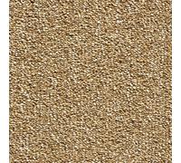 Tuda Carpets | Serenity 17.5mm Deep Saxony Pile Carpet with Action Back, 19.5mm Total Height | Toasted Almond (350) - 4m x 5m (13ft1" x 16ft4")
