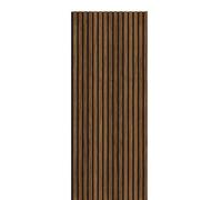 Tuda Grass Direct Acoustic Wall Slatted 3D Wood Veneer Panels Series 1-240cm x 60cm - Chestnut