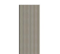 Tuda Grass Direct Acoustic Wall Slatted 3D Wood Veneer Panels Series 1-240cm x 60cm - White