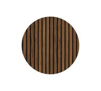 Tuda Grass Direct Acoustic Wall Slatted 3D Wood Veneer Panels Series 1 - Sample - Chestnut