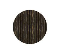 Tuda Grass Direct Acoustic Wall Slatted 3D Wood Veneer Panels Series 1 - Sample - Grey with Gold Line
