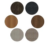 Tuda Grass Direct Acoustic Wall Slatted 3D Wood Veneer Panels Series 1 - Sample Pack