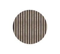 Tuda Grass Direct Acoustic Wall Slatted 3D Wood Veneer Panels Series 1 - Sample - Stone
