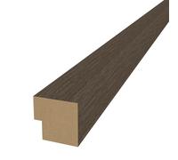 Tuda Grass Direct Acoustic Wood Wall Panel End Bar Piece Trim Series 1-240cm - Smoked Oak
